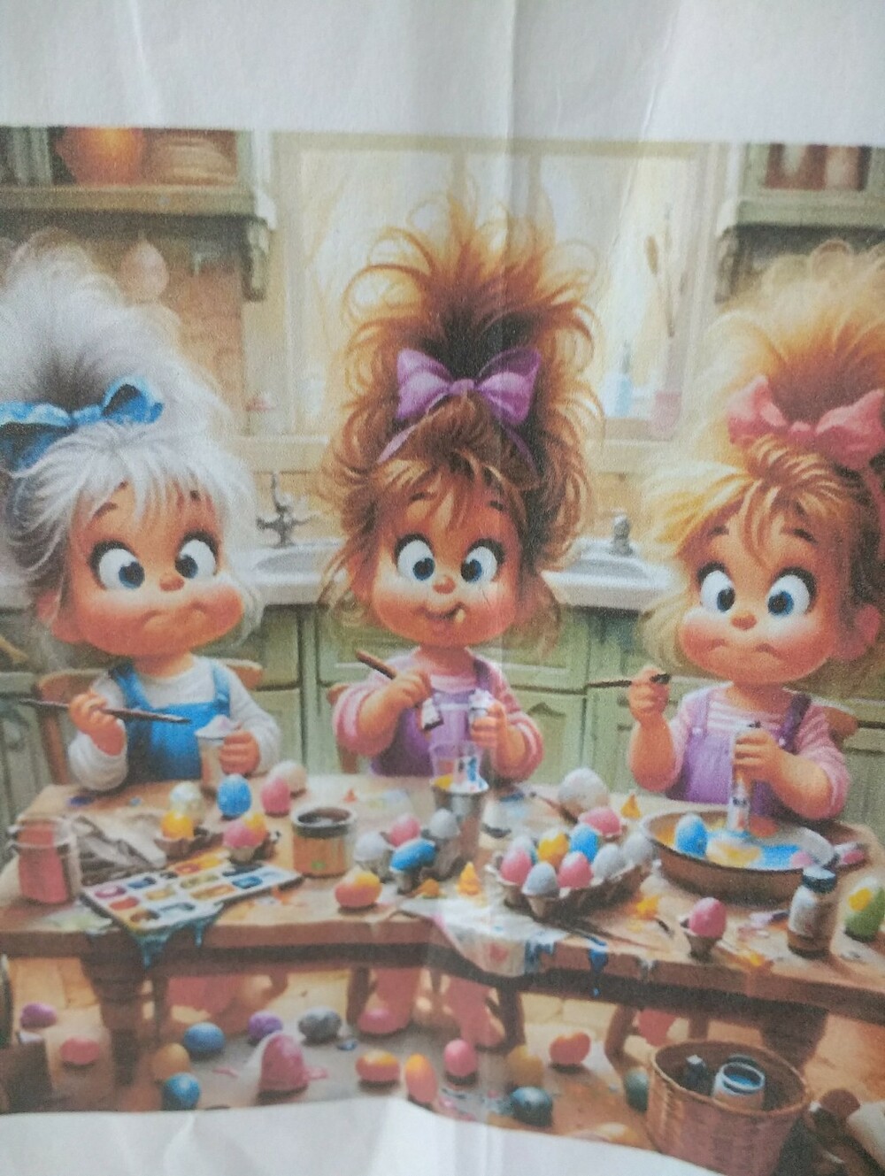 Cute Easter Egg Decorating Puzzle